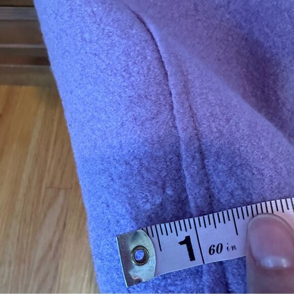 J.Crew  Daphne Topcoat Boiled Wool Jacket Coat 6 Purple Lavender - Picture 10 of 12